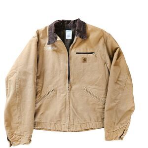 Carhartt J97 CML Detroit Jacket Size 2XL Tall Brown Blanket Lined Federal Ammo